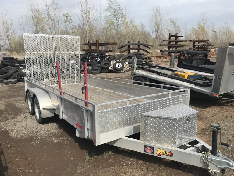 2024 Miska 16' Aluminum Landscape Trailer